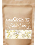 Décor parsemer Perles Blanc Or Argent 85 g - Scrapcooking