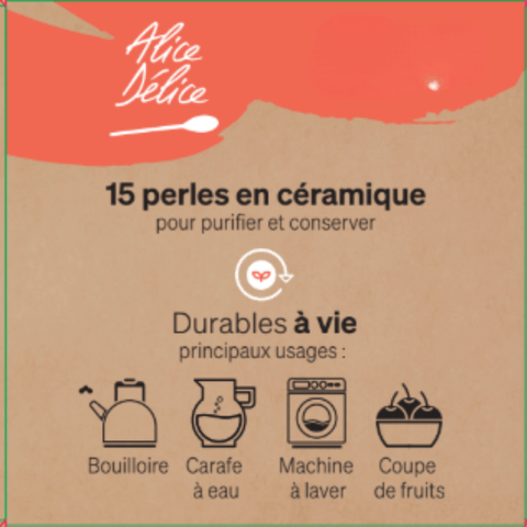 set de 15 perles en céramique - Alice Delice