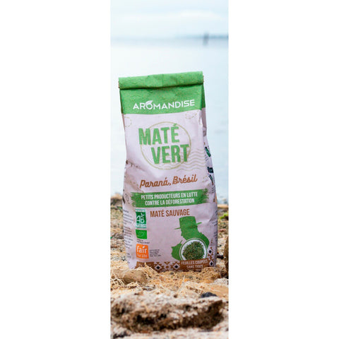 Maté vert sauvage bio du Brésil 350 gr - Aromandise