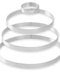 Cercle à tarte en inox perforé 6/8 parts 24,5 cm - Alice Dé