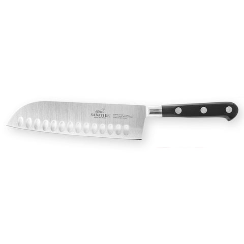 Couteau Santoku alvéolé 18 cm Sabatier forgé - Alice Délice