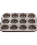 Moule 12 muffins en métal anti adhérent - Alice Délice