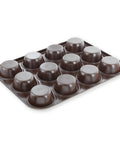 Moule 12 muffins en métal anti adhérent - Alice Délice