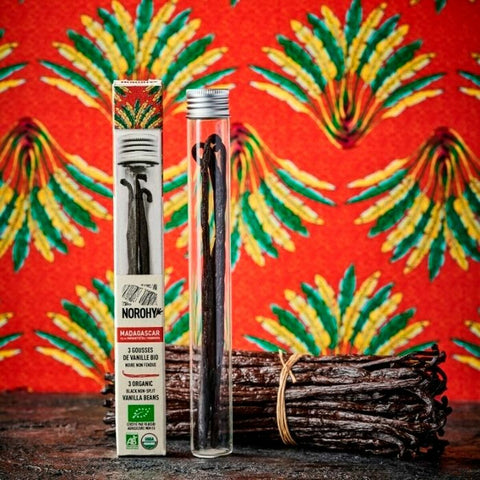 3 gousses de Vanille de Madagascar bio - Norohy