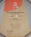 Moule à charnière à bords hauts en métal anti adhérent 18 x