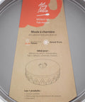 Moule à charnière en métal anti adhérent 6/8 parts 24 cm -