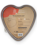 Moule à charnière coeur en métal anti adhérent 4/6 parts 20