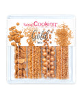Décor à parsemer Dorés Mix 62 g - Scrapcooking