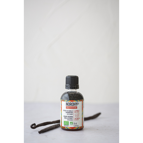 Extrait de vanille Bourbon Madagascar bio avec grains 50 ml