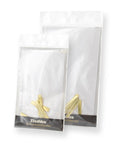 10 sachets confiseur transparent avec clips 14.5 x 23.5 cm