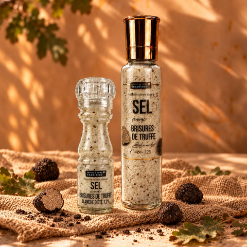 Sel aux brisures de Truffe en moulin 630 gr - Savor et Sens