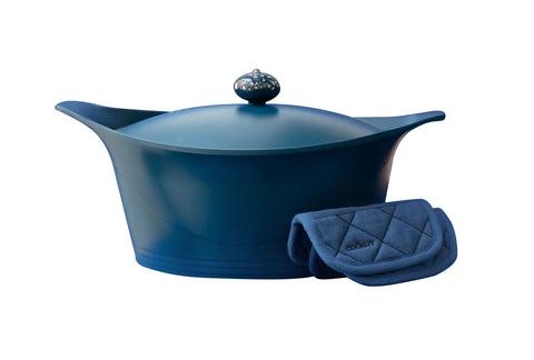 Cocotte l'incroyable sans PFAS 24cm Myrtille - Cookut