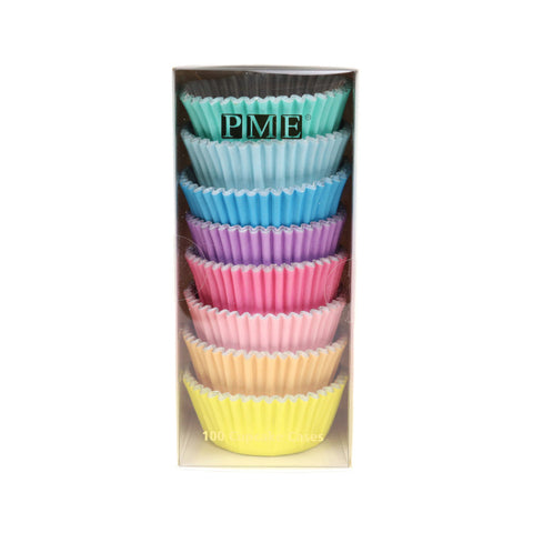 100 caissettes pour muffins et cupcakes doublées de feuille