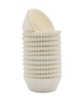 300 caissettes pour muffins et cupcakes blanches 5 x 7 x 2.8
