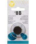 Douille en inox : cannelée étoile 15 mm  8B - Wilton