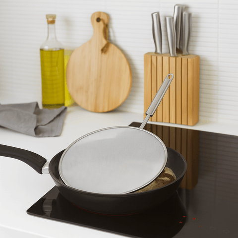 Couvercle anti-projection en inox 29 cm - Alice Délice