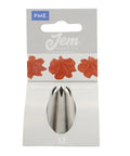 Douille en inox : fleur 15 mm  1J - PME