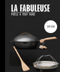 Poêle 8 en 1 La Fabuleuse 28 cm Météore sans PFAS - Cookut