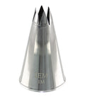 Douille en inox : cannelée étoile 14 mm  1M - PME