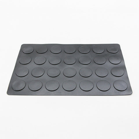 Coffret macarons : 2 tapis 28 empreintes macaron, 1 douille