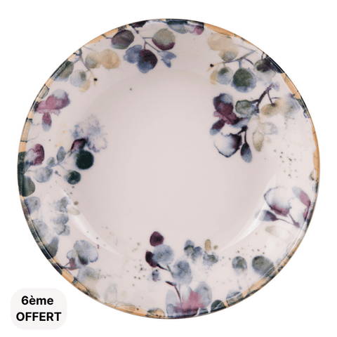 Assiette à pâtes 22 cm Garden - Table Passion