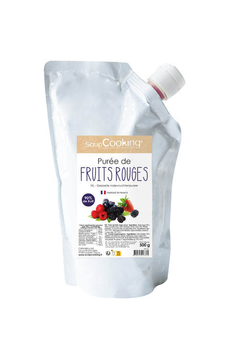 Purée de Fruits rouges 500 gr - Scrapcooking