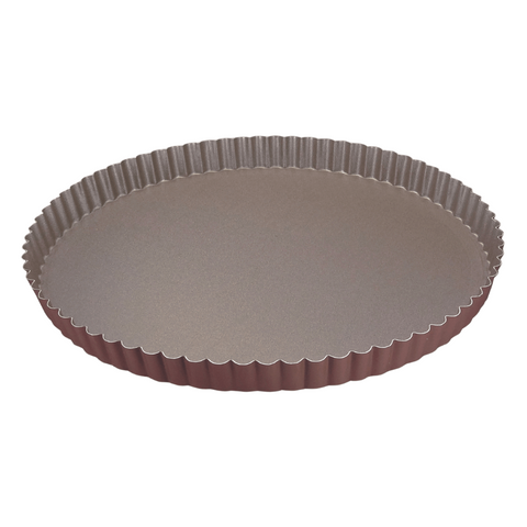 Moule à tarte avec fond fixe anti adhérent 30 cm - Alice Dé
