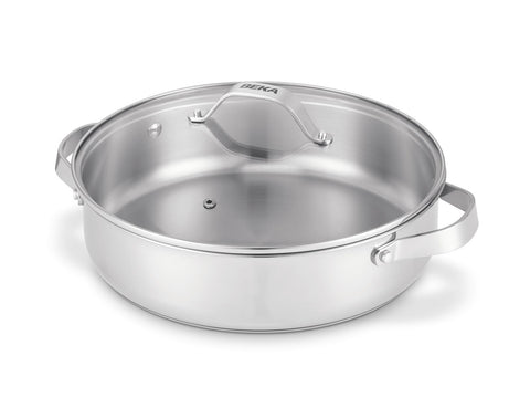 Sauteuse inox sans PFAS et couvercle Cicla 28 cm - Beka