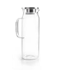 Pichet en verre 1.5L avec bouchon filtre inox - Ibili