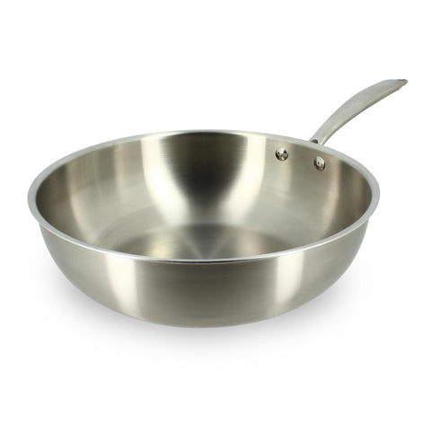 Wok inox sans PFAS Triply 28 cm - Menastyl