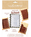 Set biscuits school tablette de chocolat - Scrapcooking