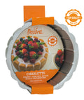 Moule à charlotte en métal anti adhésif 20 x 7 cm - Decora