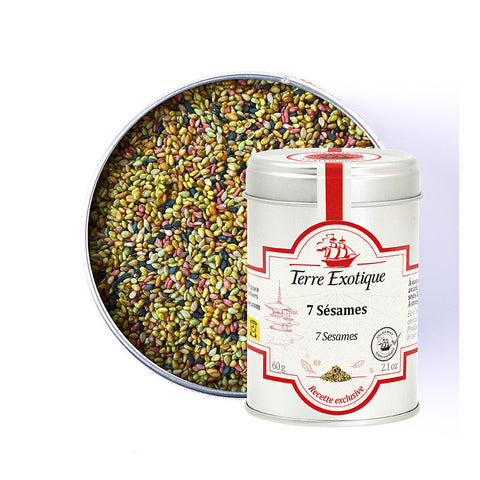 Mélange 7 sésames 60 gr - Terre exotique