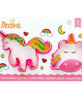 Kit 2 emporte-pièces en plastique : Licorne - Décora