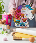 Kit 6 petits emporte-pièces en plastique : Licorne - Décora