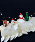 4 décors plastique de dessert Sweet Xmas - ScrapCooking