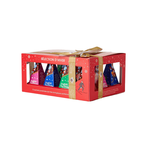 Coffret Prismes Hiver Rouge 12 sachets - English Tea Shop