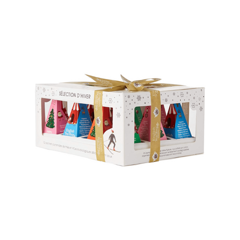 Coffret Prismes Hiver Blanc 12 sachets - English Tea Shop