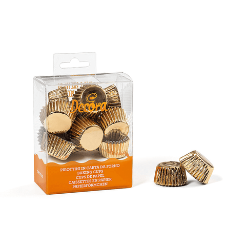 Moules à truffes dorés 180 pièces 2,7cm x 1,7cm - Décora
