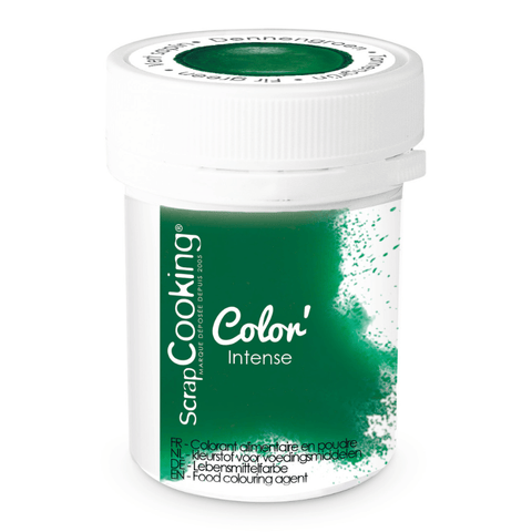 Colorant poudre hydrosoluble Vert Sapin 5g - Scrapcooking