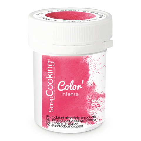 Colorant poudre hydrosoluble Rose 5g - Scrapcooking