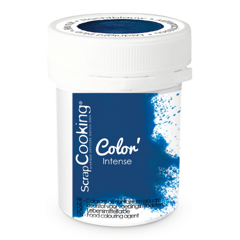 Colorant poudre hydrosoluble Bleu Nuit 5g - Scrapcooking