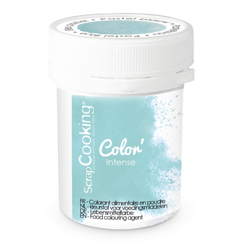 Colorant poudre hydrosoluble Bleu Pastel 5g - Scrapcooking