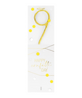 Bougie chiffre 9 Happy confetti - Wondercandle