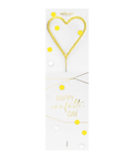 Bougie coeur Happy confetti - Wondercandle