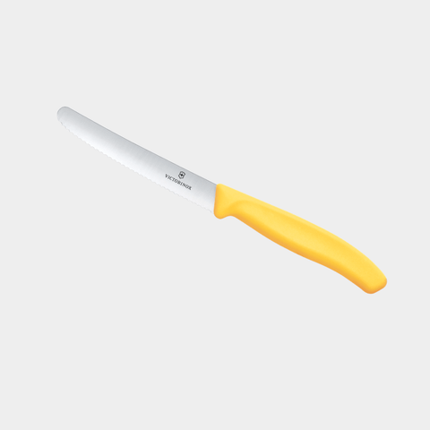 Couteau à tomates Swiss classique 11 cm jaune - Victorinox