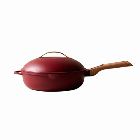 Poêle 8 en 1 La Fabuleuse 28 cm Rubis sans PFAS - Cookut